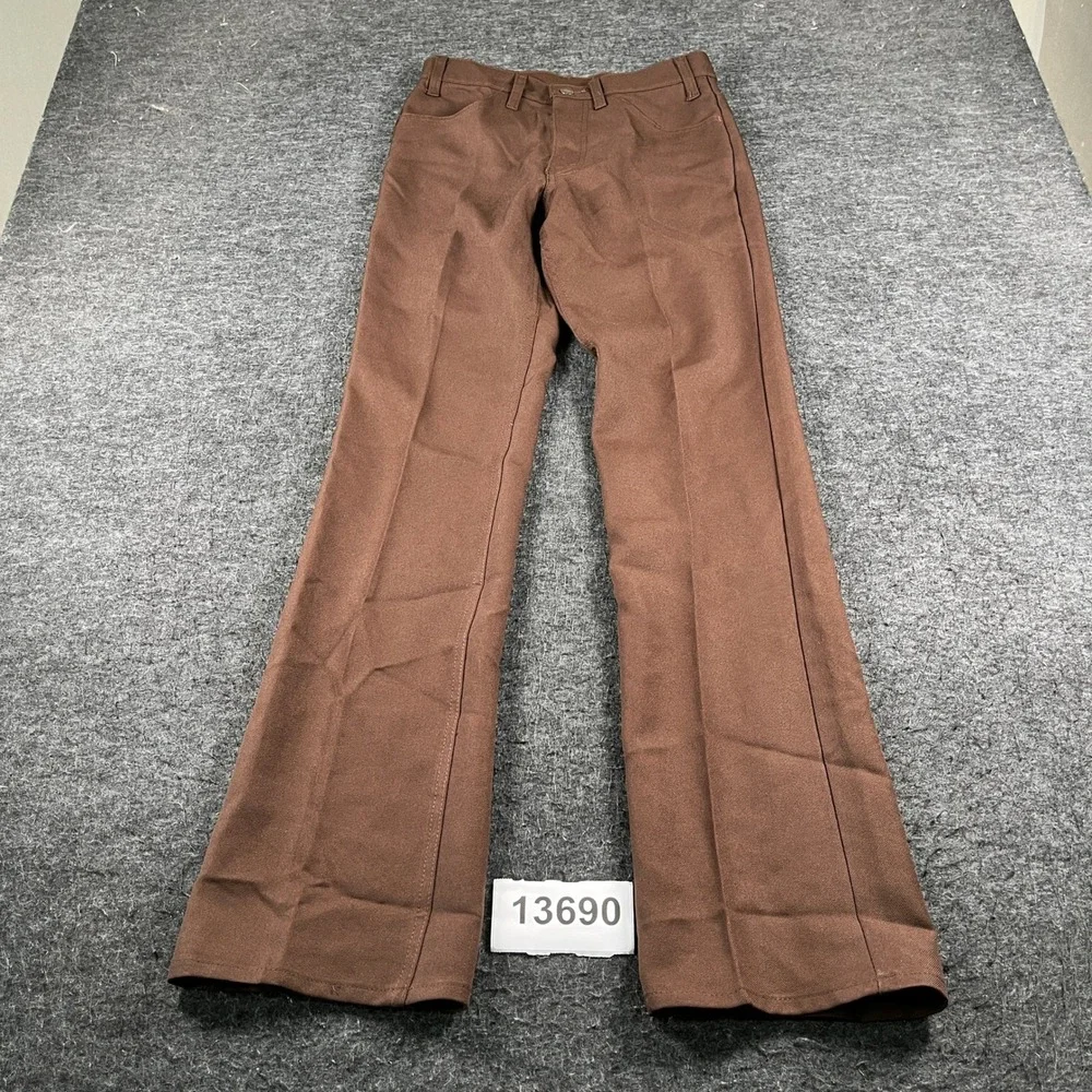 Levi's Action Slacks Mens 30x34 Brown Excellent Vintage 1980s Straight Leg Pants
